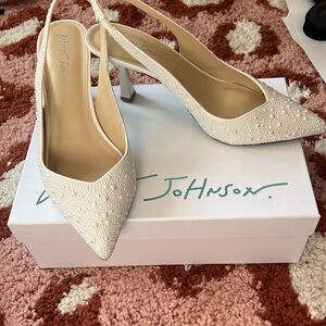 Betsy Johnson Clark slingback heels